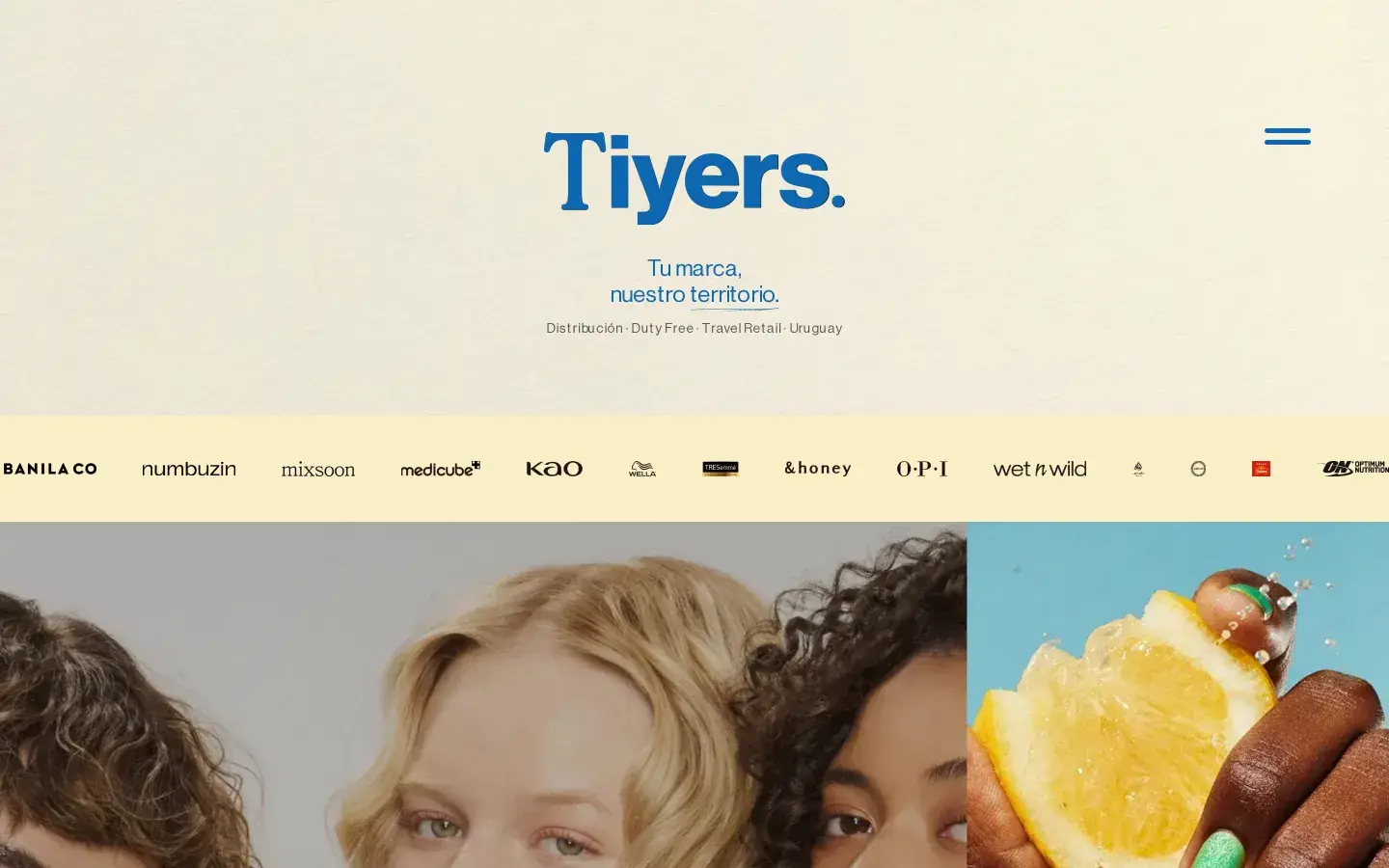 Portada del sitio de Tiyers